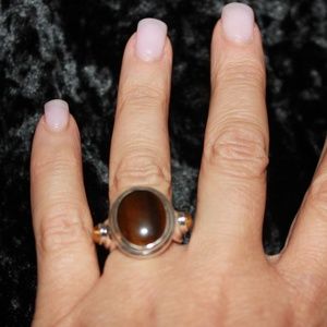 Sterling Silver and Tiger's Eye Ring